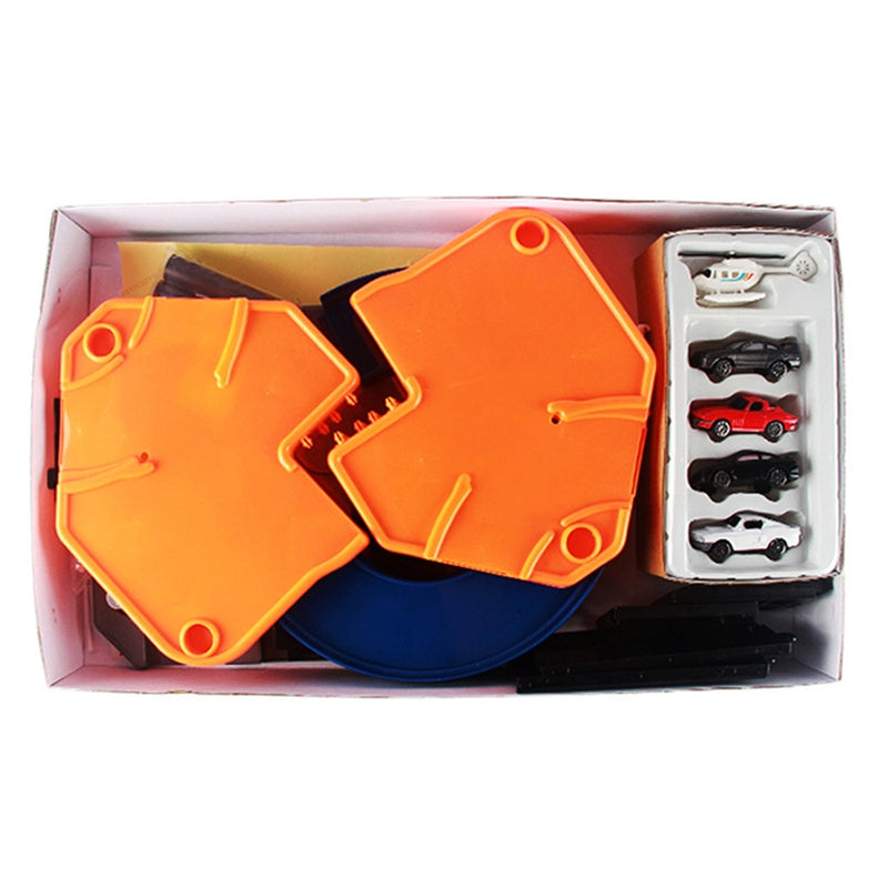 5-Level Spiral Parking Garage Toy – Car Elevator & Race Track Set for Kids